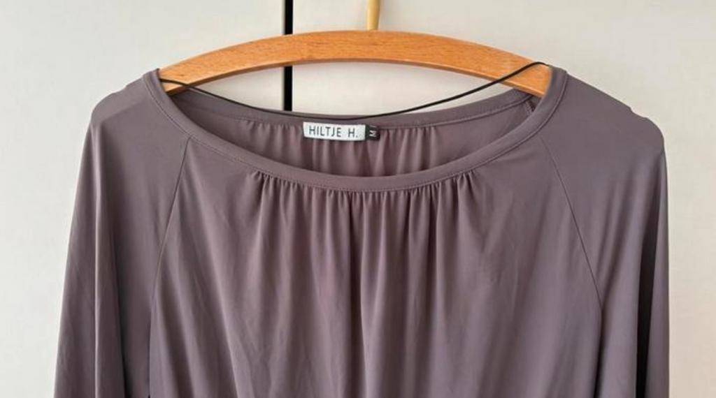 Hiltje H zomerjurk travel M lila / paars boothals, Kleding | Dames, Maat 38/40 (M), Paars, Ophalen of Verzenden, Zo goed als nieuw