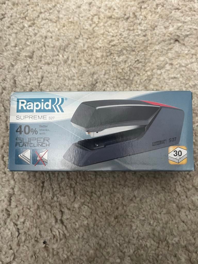 Rapid Supreme S27 Nietmachine - Nieuw in verpakking, Diversen, Ophalen of Verzenden, Zo goed als nieuw