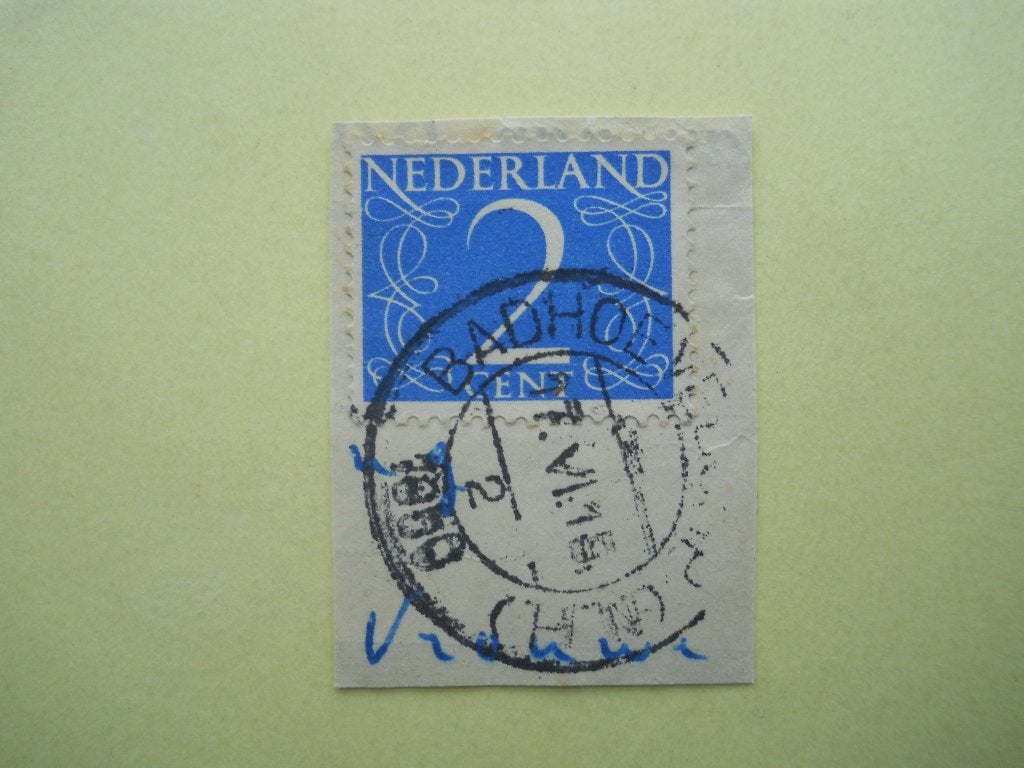 Nederland 1946 Cijfer Nvph.461 Rondstempel Badhoevedorp, Postzegels en Munten, Ophalen of Verzenden, Na 1940, Gestempeld