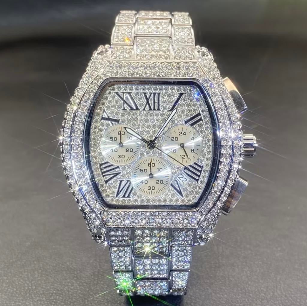 Horloge, Sieraden, Tassen en Uiterlijk, Horloges | Dames, Staal, Polshorloge, Nieuw, Ophalen