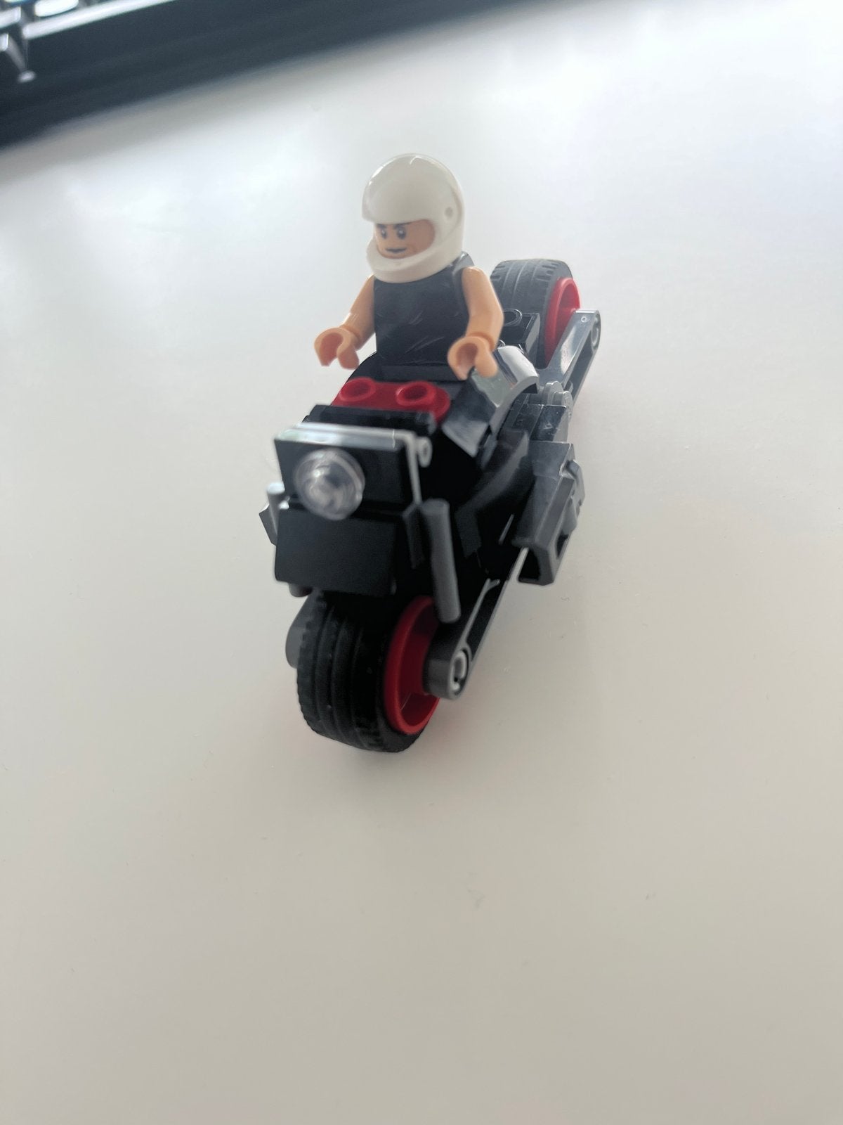 Lego motor met minifiguur, Ophalen of Verzenden, Gebruikt, Overige merken