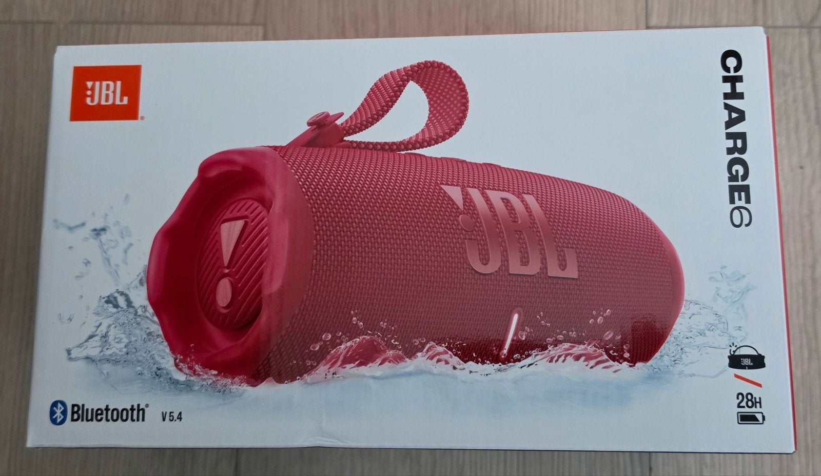 JBL Charge 6 Red, Ophalen, JBL, Party speaker, Nieuw