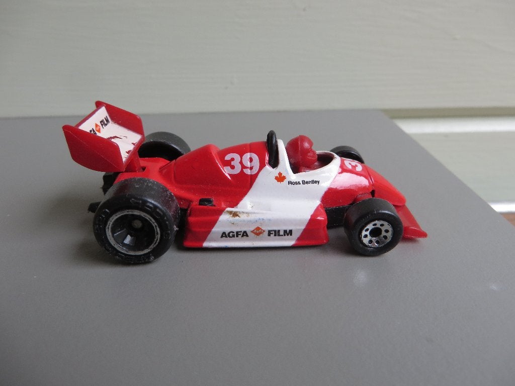 Matchbox F1 Racer Agfa Film Ross Bentley Formula 1 racer, Ophalen of Verzenden, Gebruikt, Auto