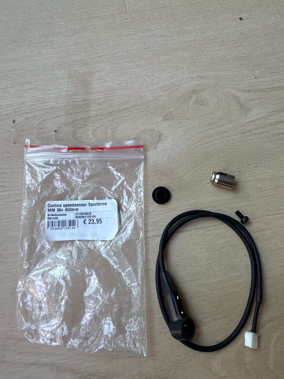 NIEUW Cortina speed sensor Sportdrive MM 30V 450mm, Elektrische fiets, Overige typen, Ophalen of Verzenden, Nieuw
