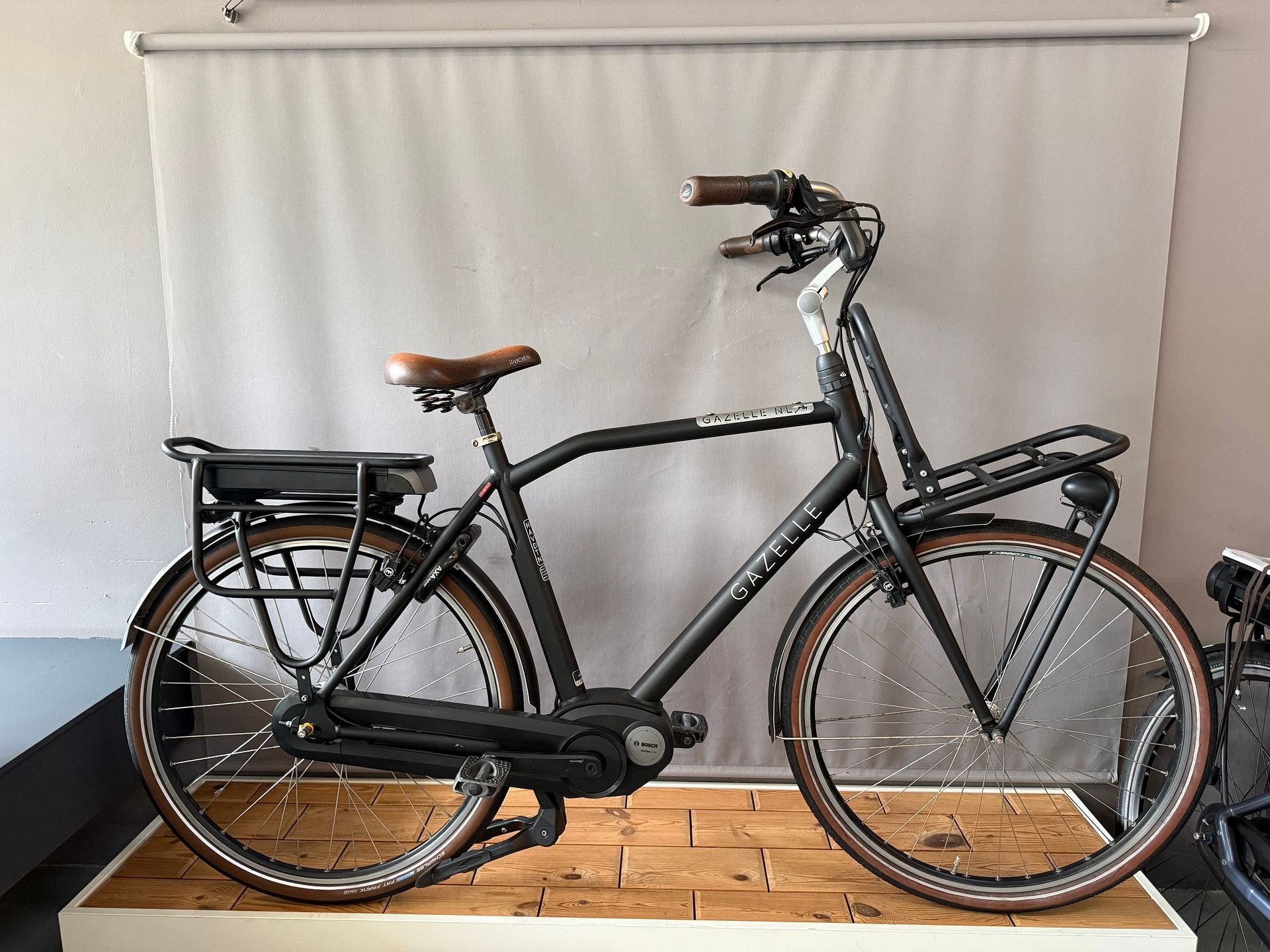 Elektrische Transporter herenfiets GAZELLE HEAVY DUTY BOSCH, -, -, Zo goed als nieuw, -