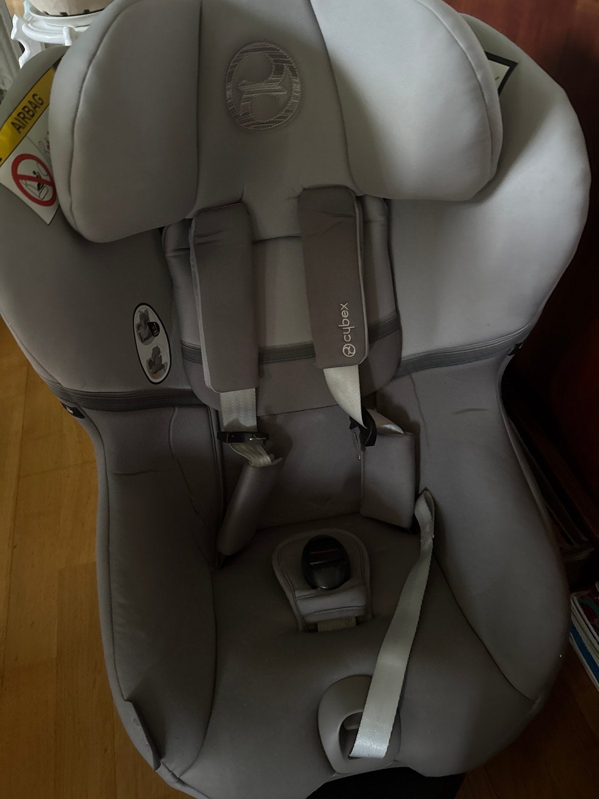 Cybex Sirona S i-Size autostoel - Grijs, Overige merken, Gebruikt, 0 t/m 18 kg, Verstelbare rugleuning