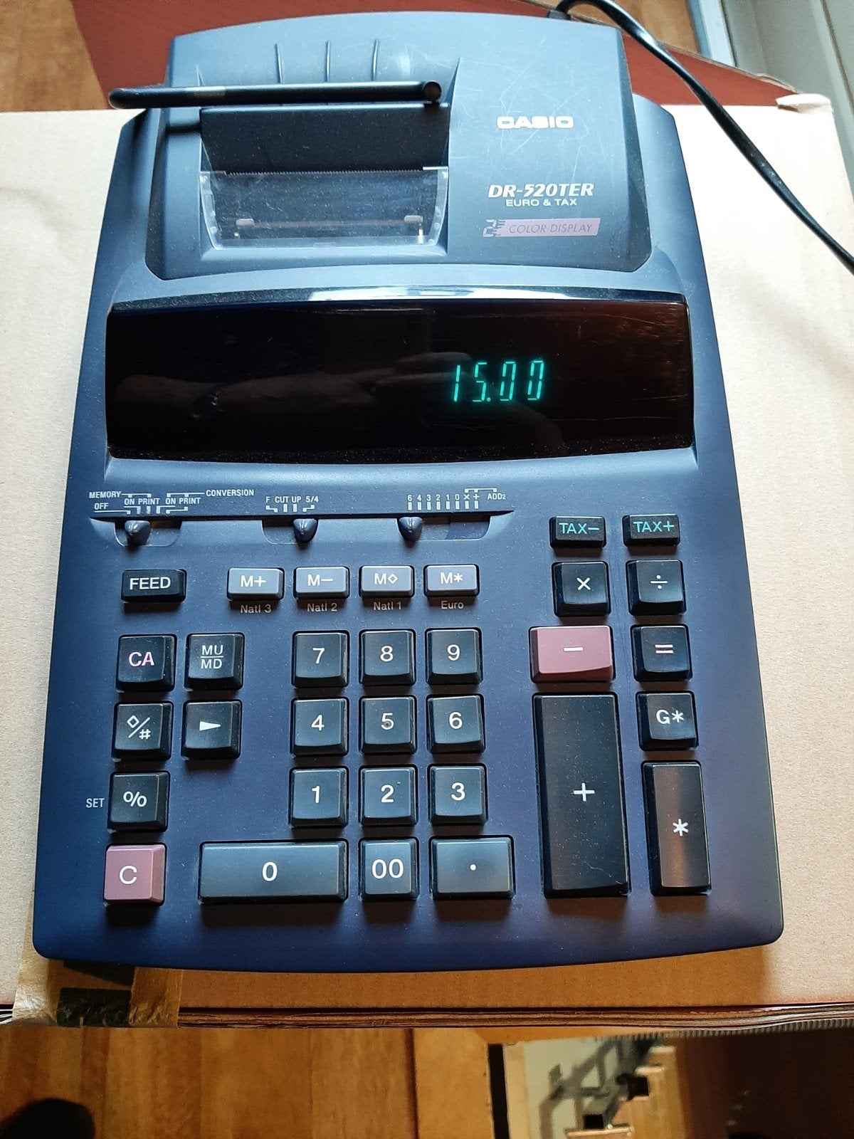 Casio rekenmachine met printrol, Diversen, Ophalen