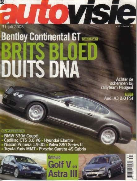 Autovisie 16 2003 : Seat Leon Cupra R - Citroen C3 Pluriel, Ophalen of Verzenden, Gelezen, Algemeen