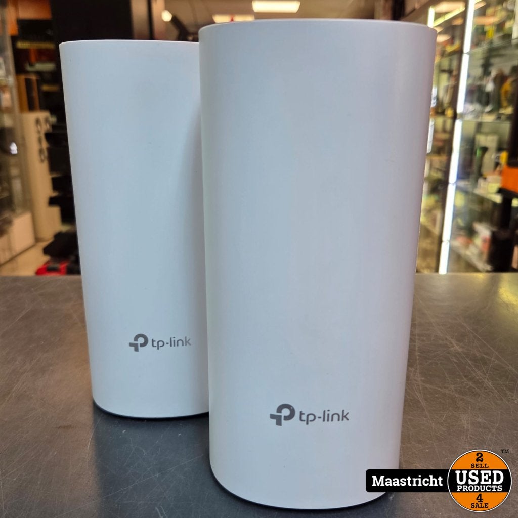 TP-LINK Deco E4 2-pack router | Nwpr 70 Euro, Computers en Software, Netwerk switches, TP-Link, Zo goed als nieuw, Support@tplink.com