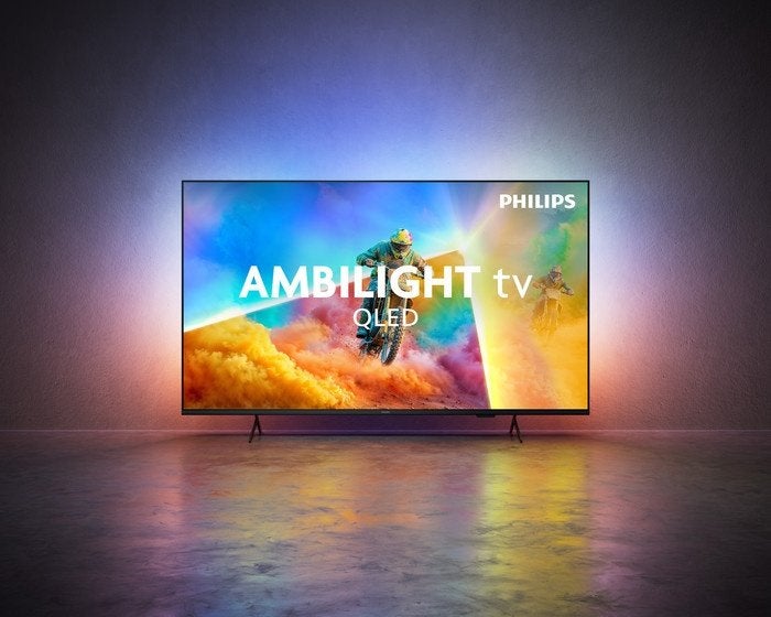 Philips Ambient TV 55" 4k Smart, Ophalen, Philips, QLED, 50 Hz