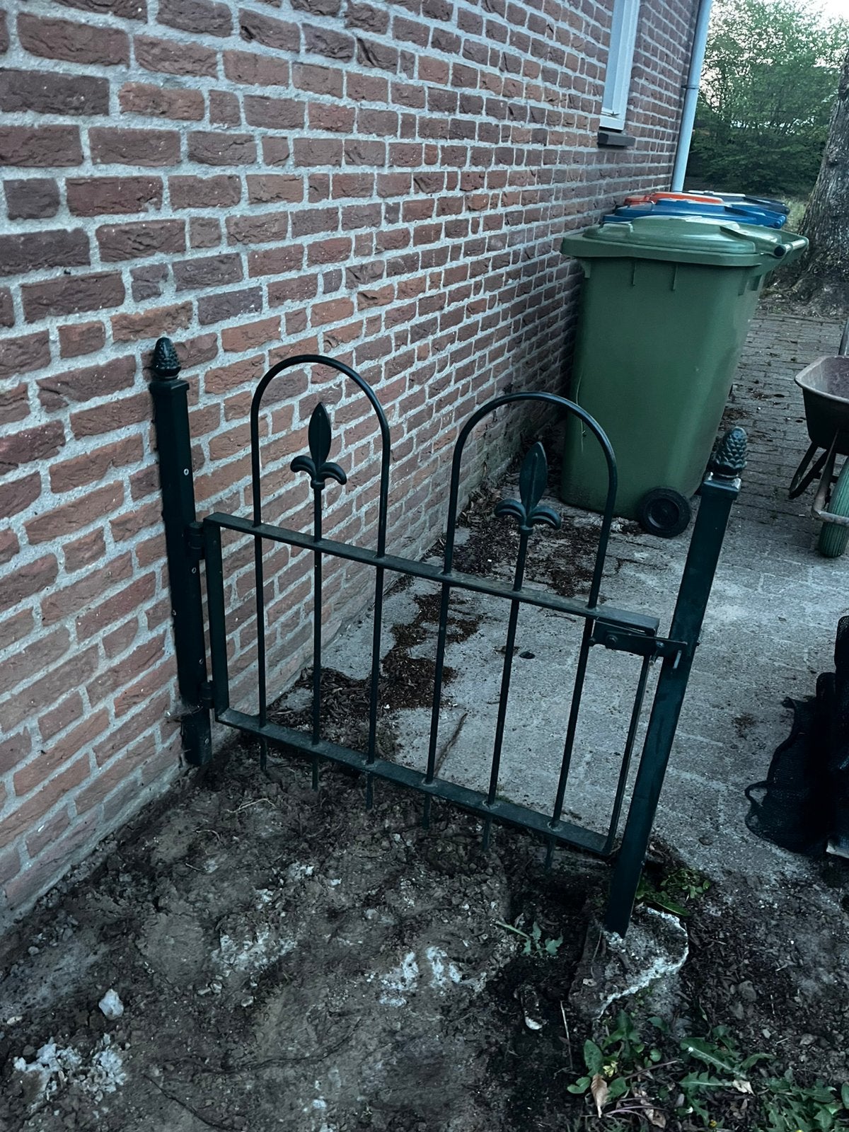 Stalen sier tuinhekje, Tuin en Terras, Tuinhekken en Hekwerk, Ophalen, Zo goed als nieuw, IJzer, Sierhekwerk