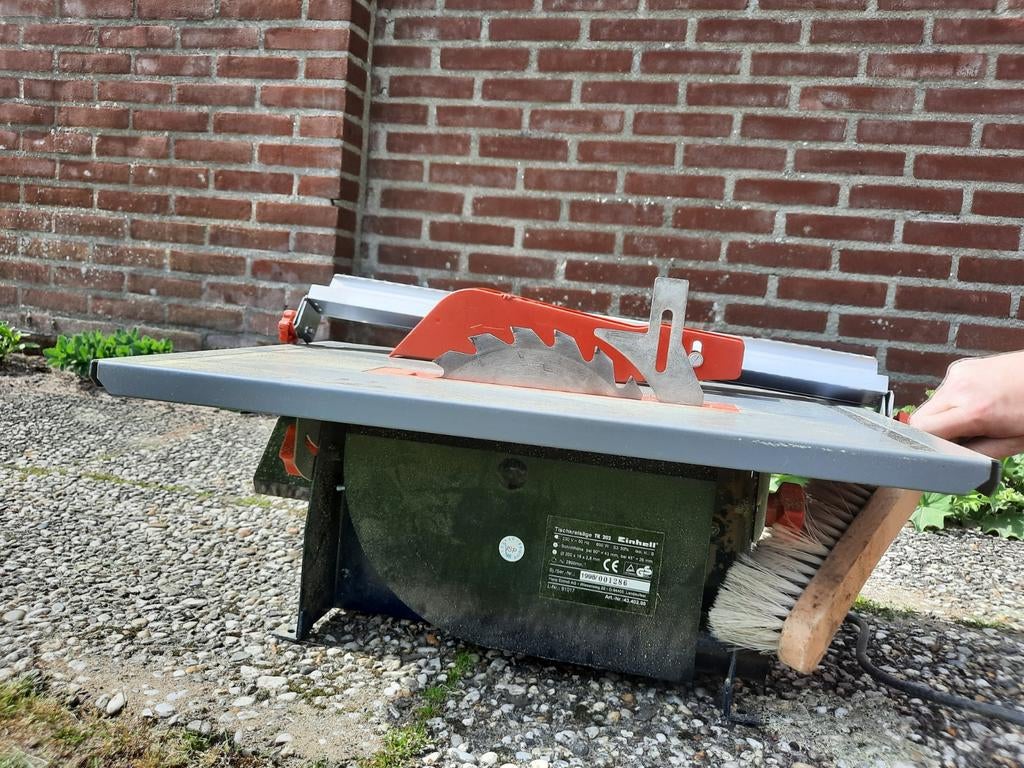 Einhell tafelzaag, gebruikt maar functioneel, Ophalen of Verzenden, Gebruikt, Cirkelzaag, Einhell