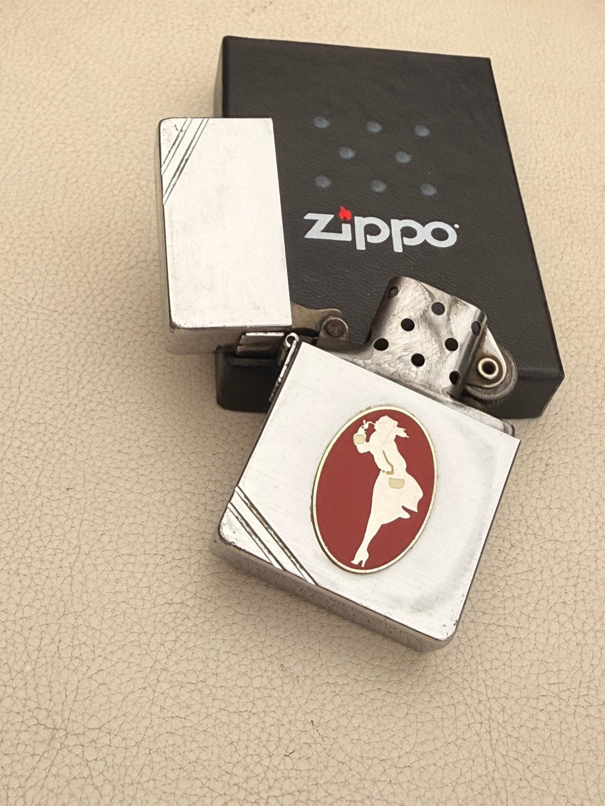 Zippo collectors item, Verzenden, Zo goed als nieuw, Overige materialen