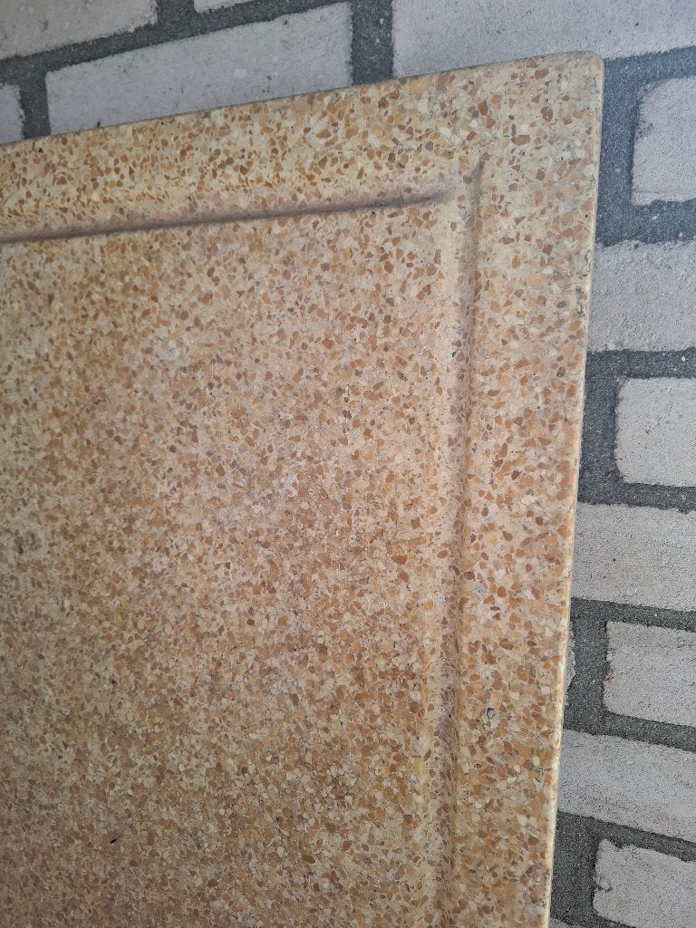 Terrazzo / granito aanrechtblad, Ophalen, 60 cm of meer, Gebruikt, 40 tot 60 cm
