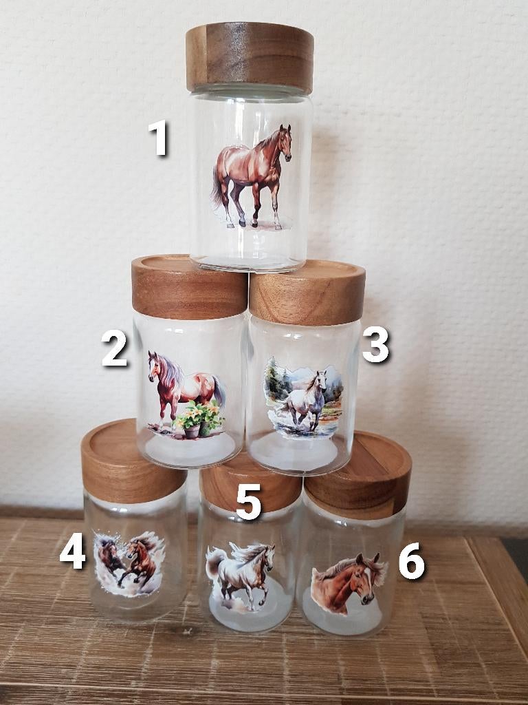 Paarden opdruk 1001 dingen potjes NIEUW 2,50 euro per stuk, Ophalen of Verzenden, Nieuw
