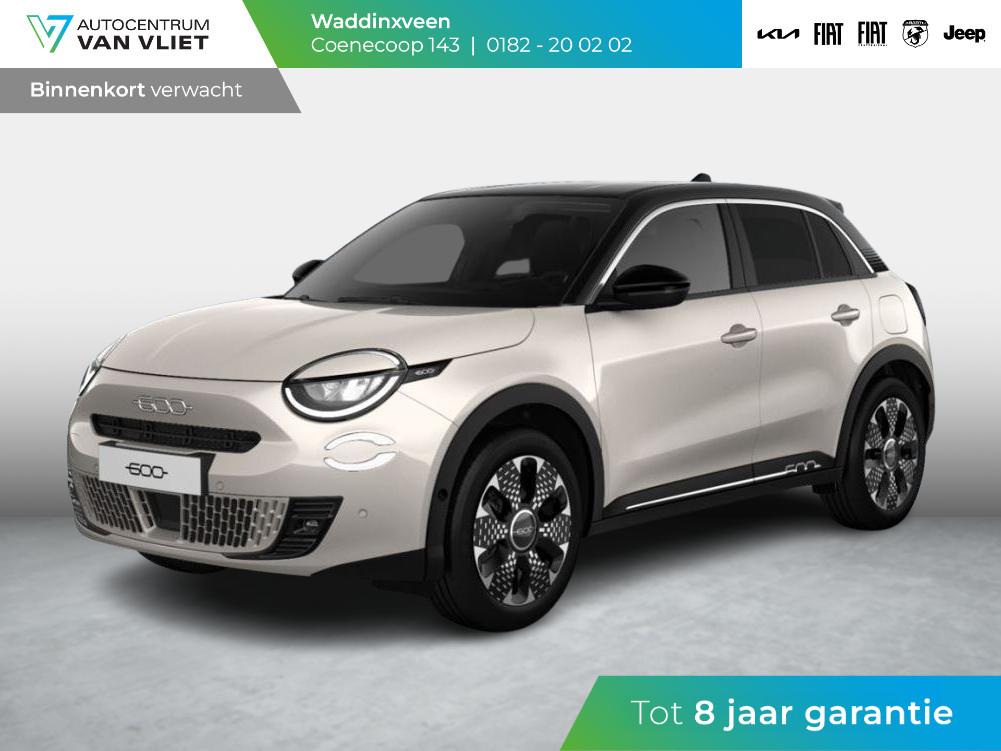 Fiat 600e La Prima 54 kWh | Pack Dolcevita | Pack Winter | B, Auto's, Fiat, Stof, Huisgarantie, 156 pk, Met garantie (alle)