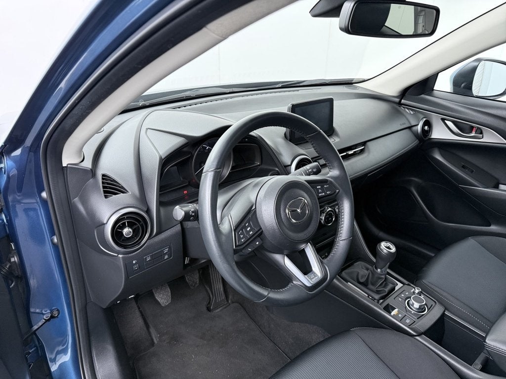 Mazda CX-3 Skyactiv-G 121 Sportive | Trekhaak afneembaar, Auto's, Mazda, 4 cilinders, Blauw, Origineel Nederlands, 1200 kg