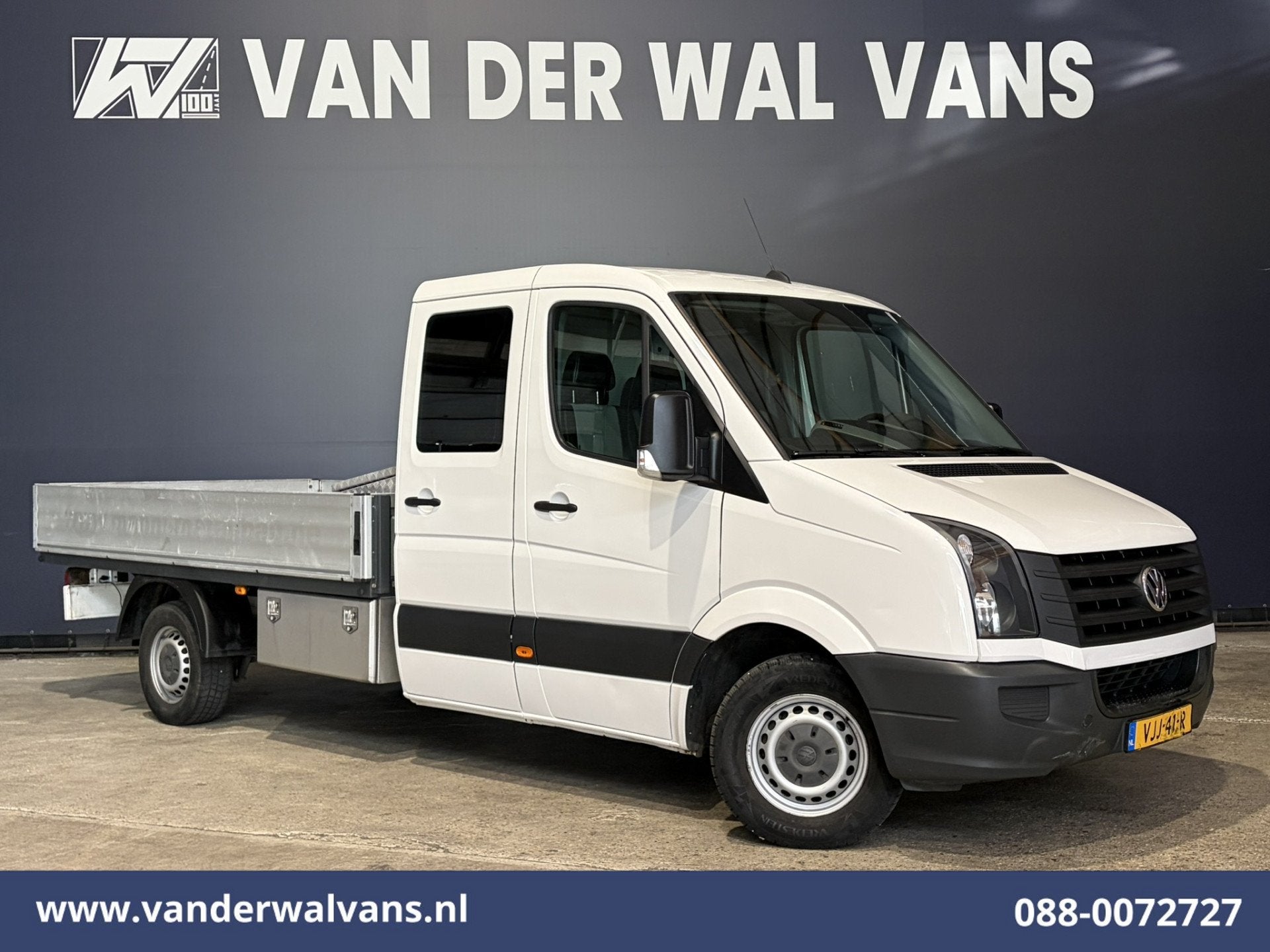 Volkswagen Crafter 35 2.0 TDI 141pk Dubbele Cabine Open Laad, Auto's, Bestelauto's, Achterwielaandrijving, Gebruikt, Euro 6, 4 cilinders