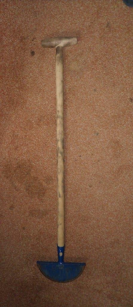 Graskantsteker - Lengte: 95cm - Dikte ijzer 4mm, Ophalen, Zo goed als nieuw, Overige soorten