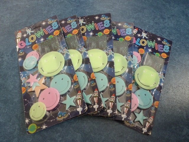 NIEUW 5 sets GLOWIES lichtgevende figuren GLOW IN THE DARK, Ophalen of Verzenden, Nieuw, Jongen of Meisje