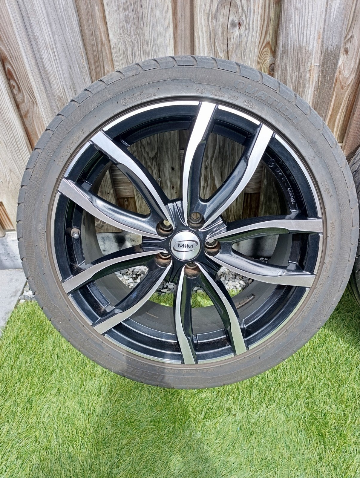 4 MIM velgen met Ovation VI388 banden 225/45/18 5x100 ET40, Auto-onderdelen, Banden en Velgen, 18 inch, Ophalen of Verzenden, Zomerbanden