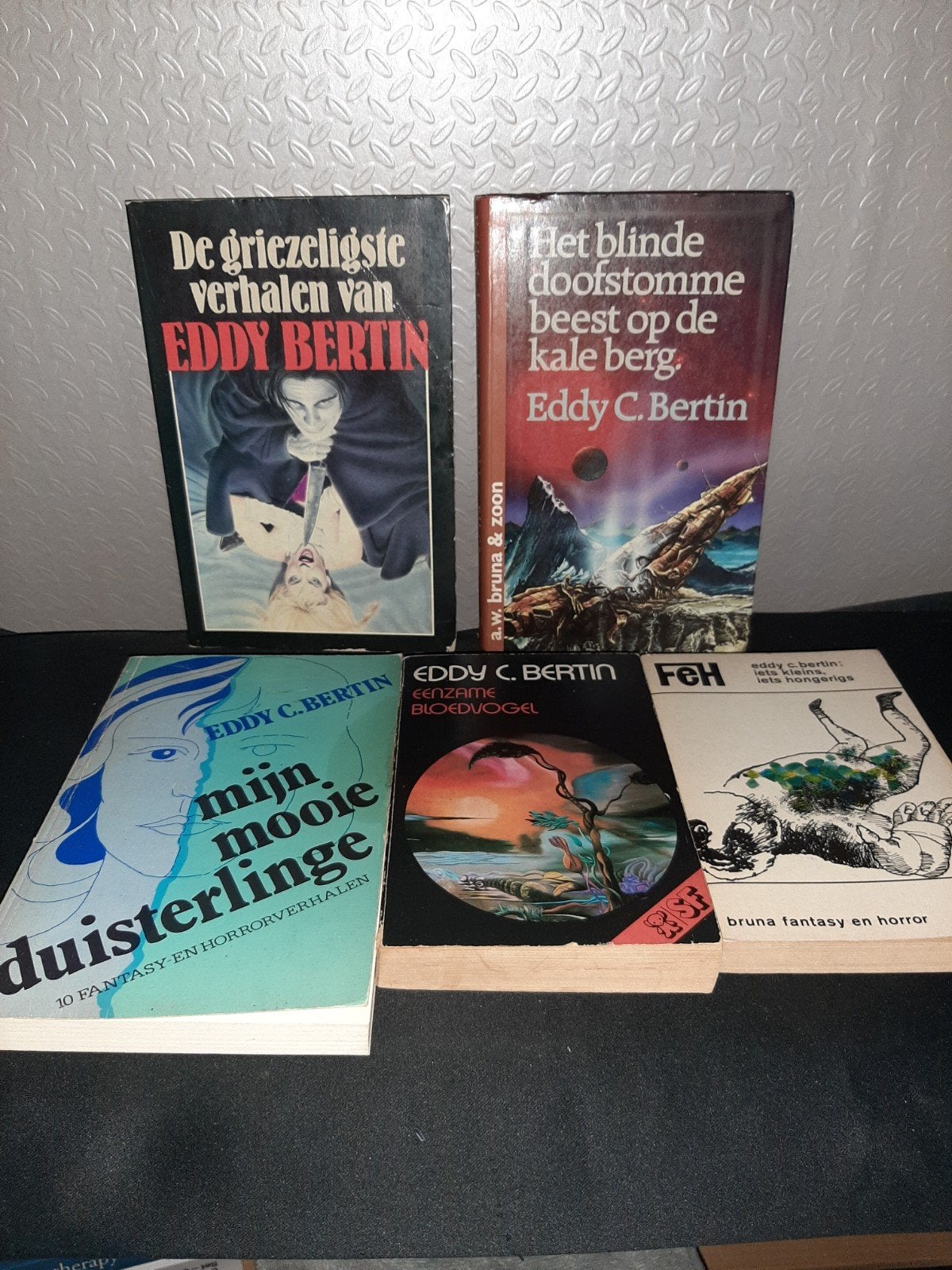 Eddy C. Bertin Boekenpakket - 5 Horror/Fantasy Boeken, Boeken, Fantasy, Ophalen of Verzenden, Gelezen