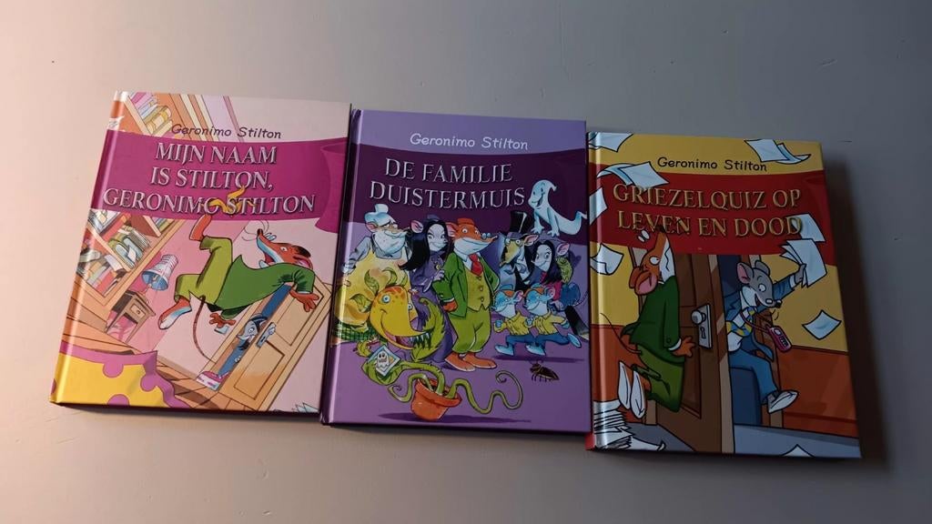 3 x geronimo stilton., Boeken, Ophalen of Verzenden, Zo goed als nieuw, Fictie algemeen