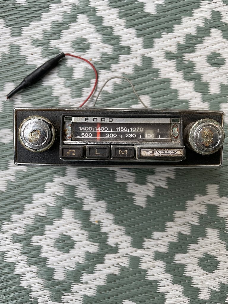 Classic Oldtimer Ford AM/FM-autoradio, Ophalen of Verzenden, Gebruikt