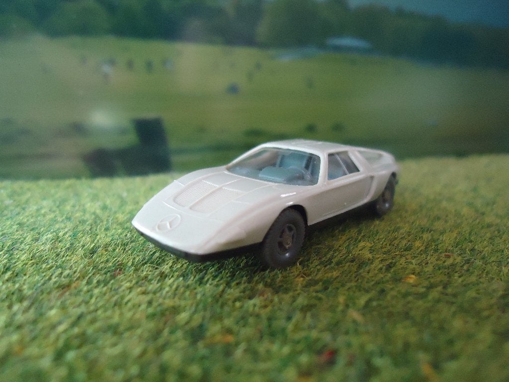 Mercedes Benz C111 CW 111 - Wiking grauweiß versie 3 1975, Ophalen of Verzenden, Zo goed als nieuw, Auto, Wiking