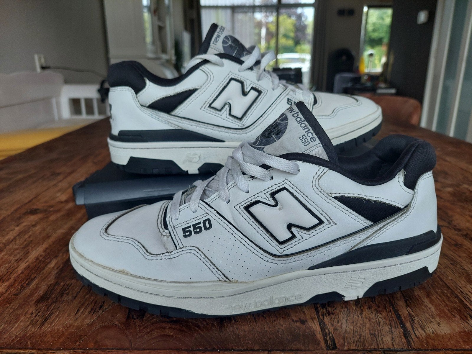 New Balance 550 Sneakers - Wit/Zwart, Kleding | Heren, New Balance, Wit, Ophalen of Verzenden, Sneakers of Gympen