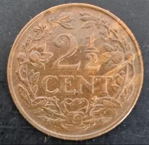 Nederland 1941 - halve stuiver - 2½cent, Postzegels en Munten, Munten | Nederland, Verzenden, Koningin Wilhelmina, Overige waardes