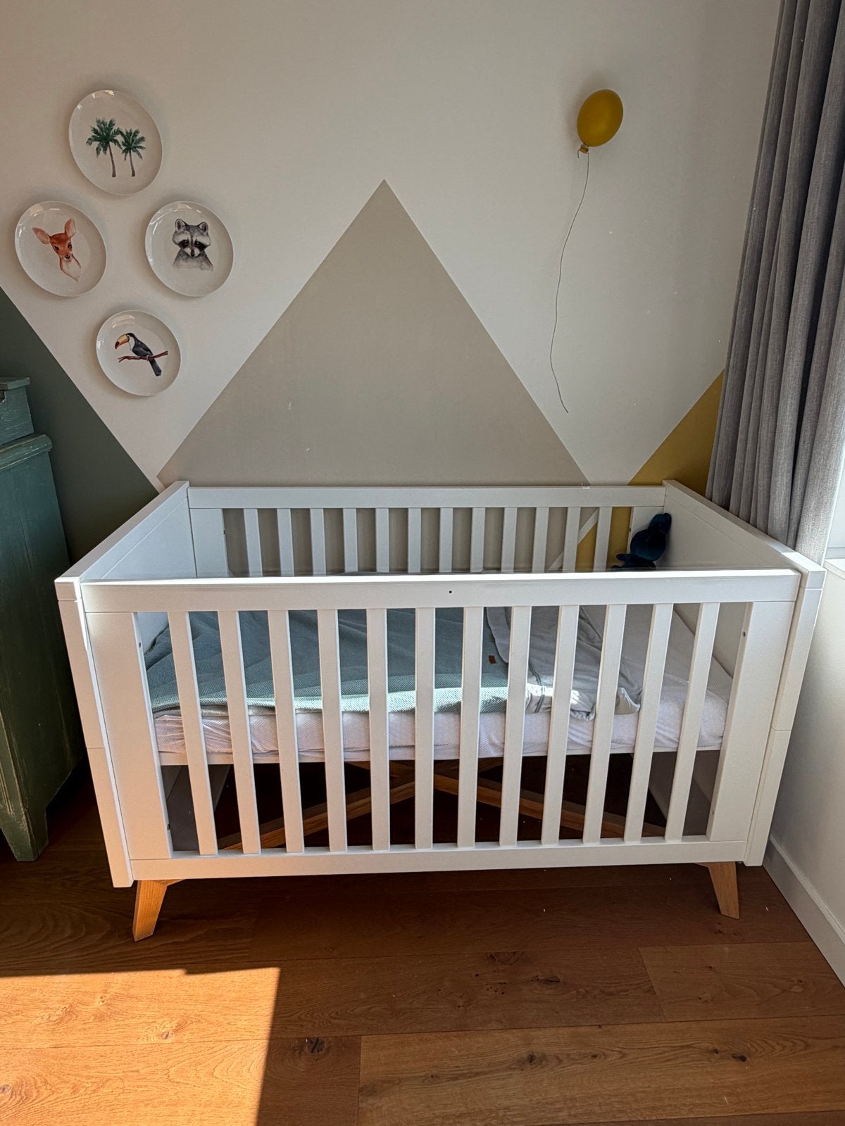 Meegroeiledikant 70x140 cm Aerosleep matras, Kinderen en Baby's, Babywiegjes en Ledikanten, Ophalen, Zo goed als nieuw, Ledikant