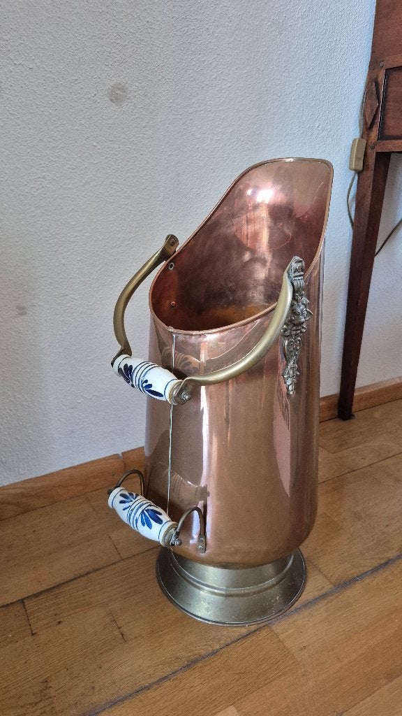 Koperen kolenkit, Antiek en Kunst, Ophalen, Koper