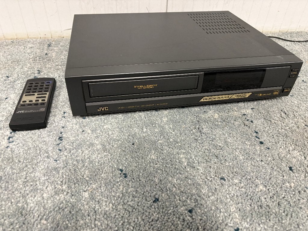 JVC VHS-speler + remote jaren 80 - 90, Ophalen of Verzenden, Gebruikt, VHS-speler of -recorder