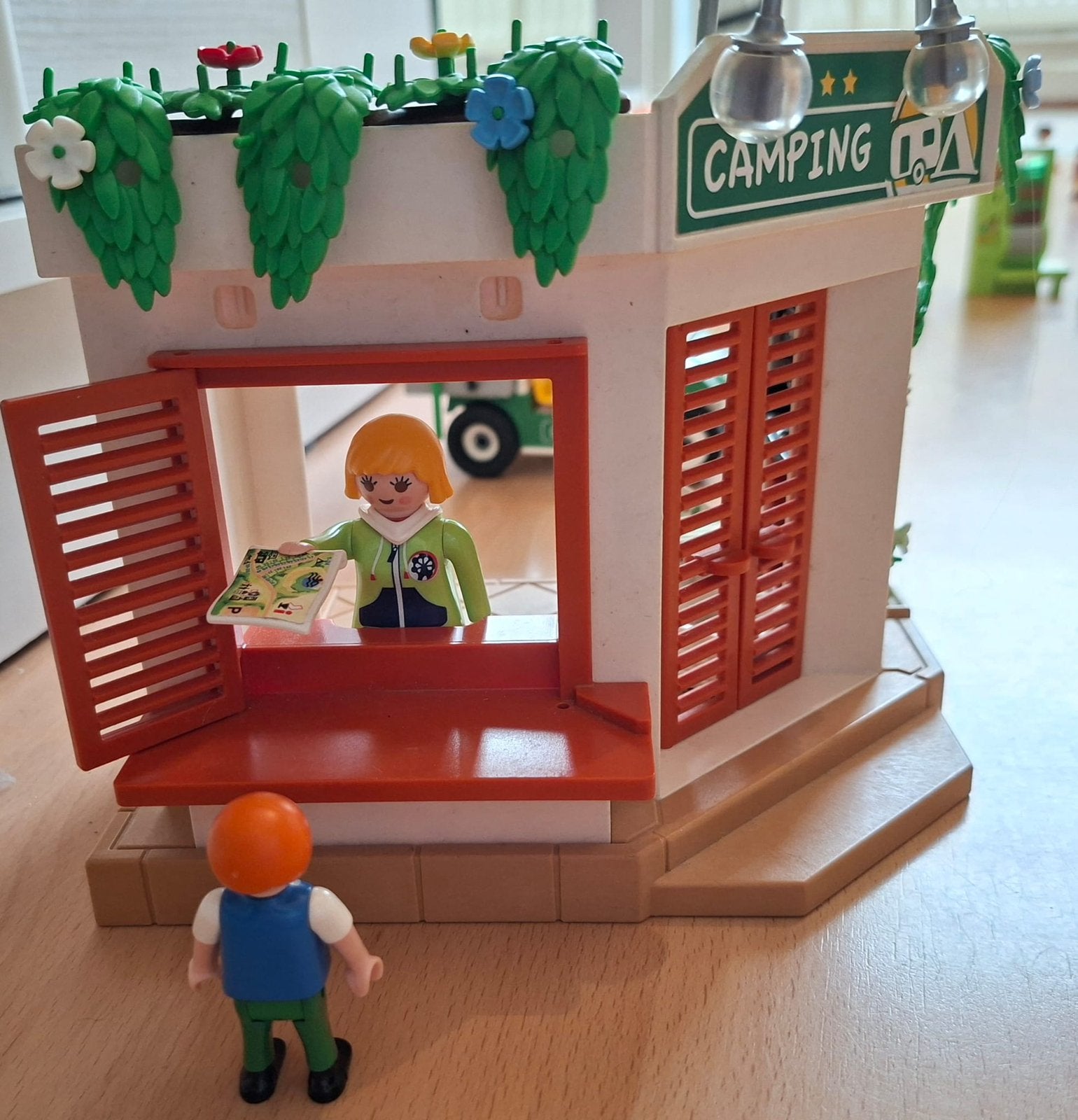 Luxe Playmobil Camping Set Tenten, Receptie Winkels Voertuig, Gebouw, Complete set, Ophalen of Verzenden, Zo goed als nieuw