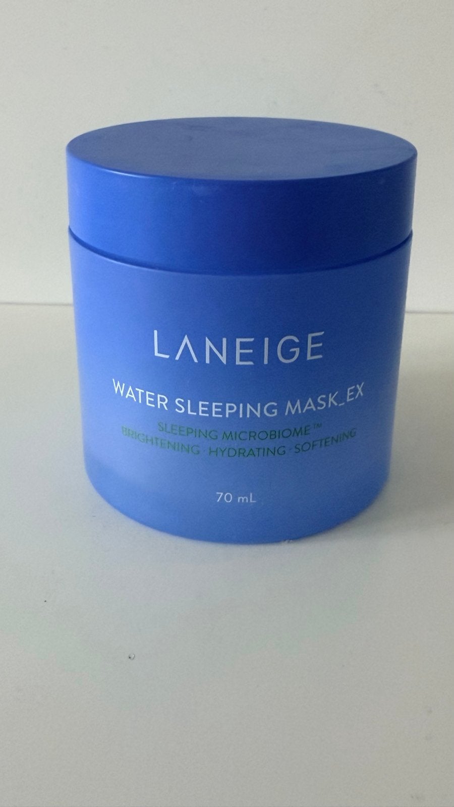 LANEIGE Water Sleeping Mask EX - 70ml (licht gebruikt), Ophalen of Verzenden, Gebruikt, Gehele gezicht, Verzorging