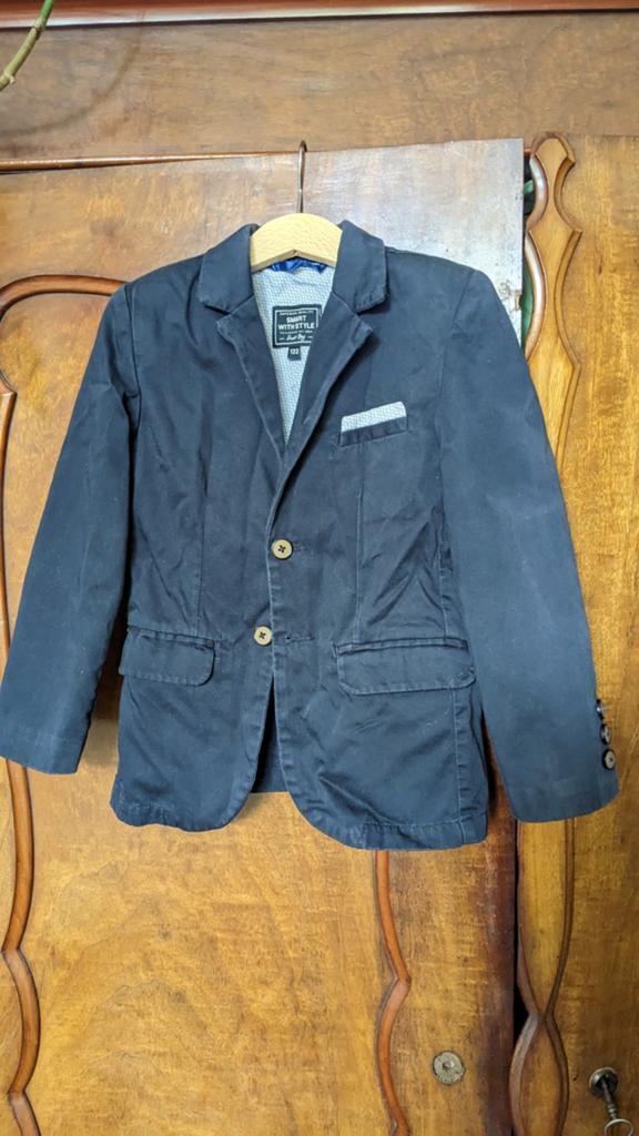 Donkerblauw Colbert maat 122, Kinderen en Baby's, Kinderkleding | Maat 122, C&A, Ophalen of Verzenden, Jongen, Overige typen