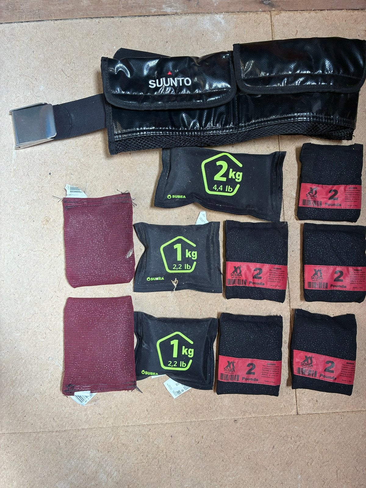 Duiklood en loodgordel - Suunto en Subgear, Ophalen, Zo goed als nieuw, Lood of Loodgordel