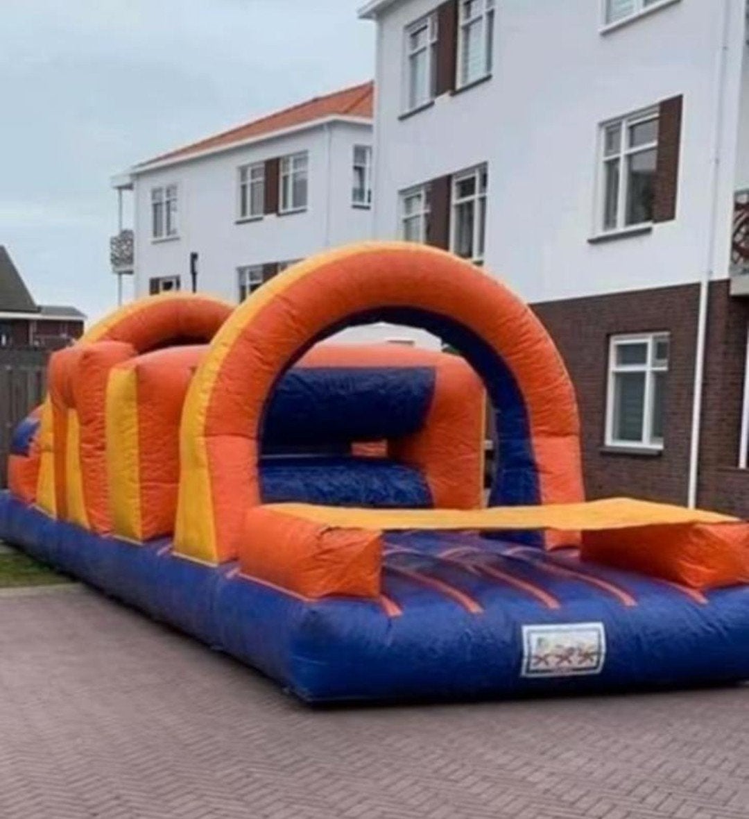 Te koop stormbaan hindernisbaan €700 zonder blower, Ophalen of Verzenden, Zo goed als nieuw, Overige