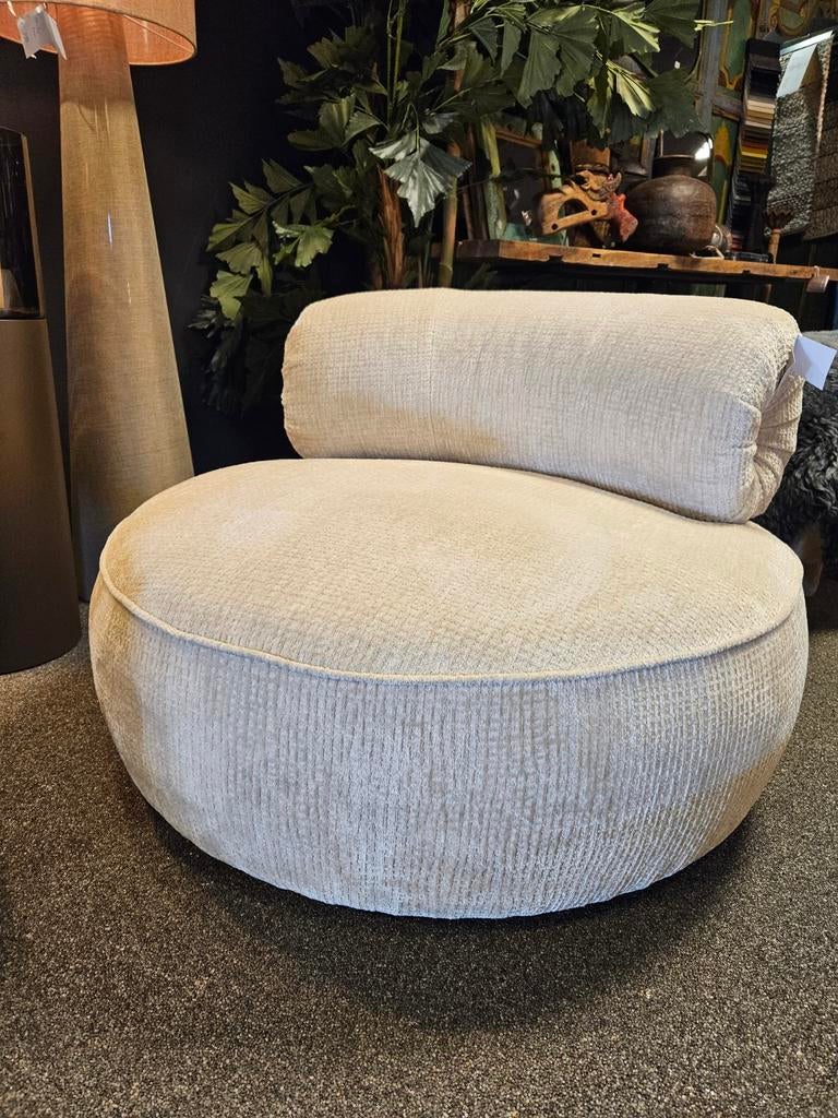 Draai fauteuil.Tilbury zuiver dutchbone opruiming, Huis en Inrichting, Fauteuils, Ophalen of Verzenden, Nieuw, 50 tot 75 cm