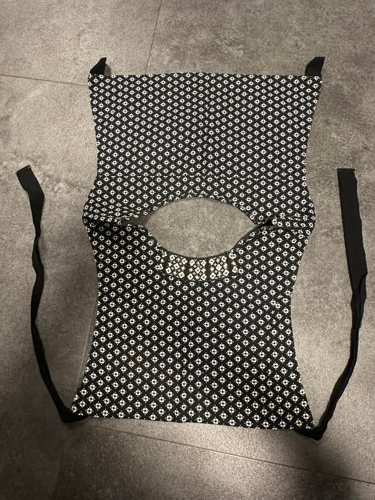Kraplap Staphorst Rouw - Klederdracht, Antiek en Kunst, Antiek | Kleding en Accessoires, Ophalen of Verzenden, Dames