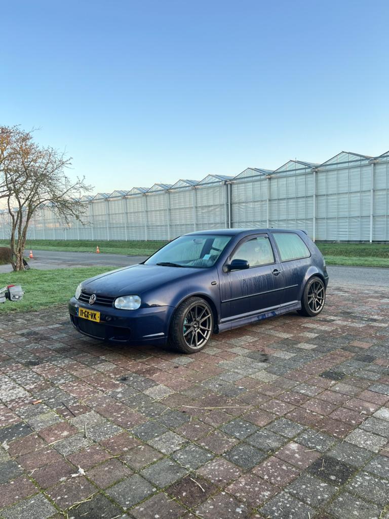 Volkswagen Golf 1.8T 20V STAGE 3 280pk/1075kg, 4 cilinders, Blauw, Origineel Nederlands, Handgeschakeld