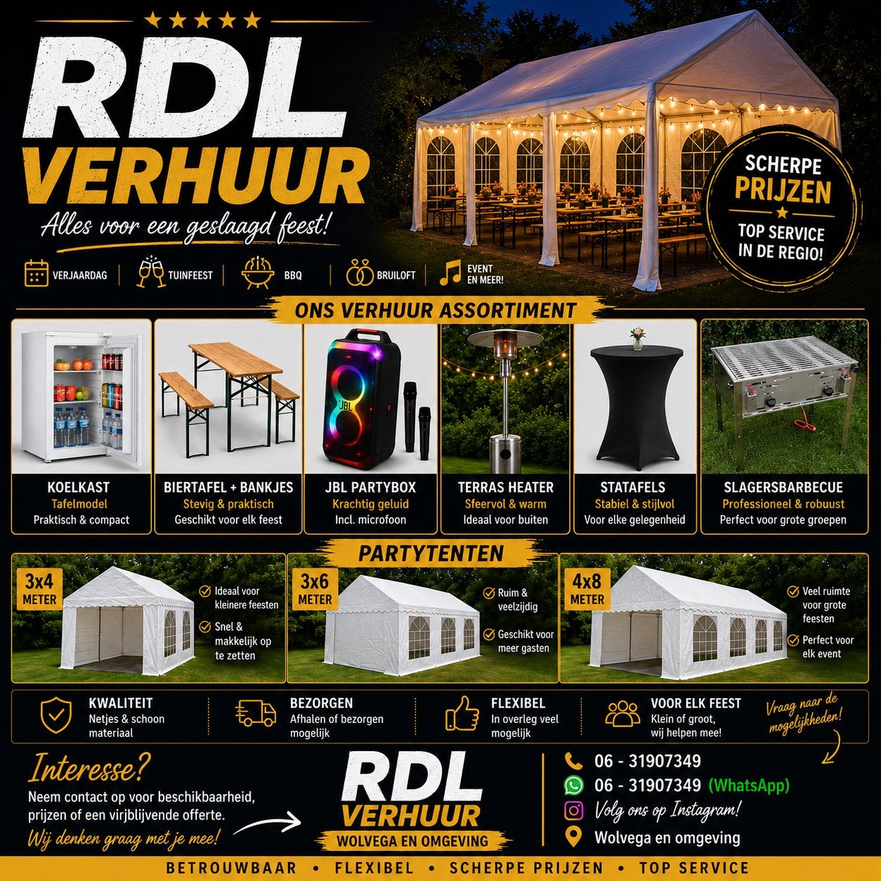 Te huur, Ophalen, Zo goed als nieuw, Overige