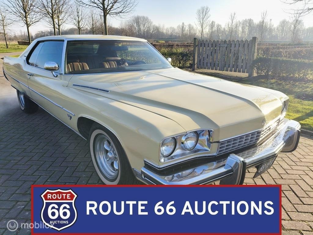 Buick Electra 225 Coupe | 1973 | Route 66 Auctions, Overige carrosserieën, Zwart, Bedrijf, Handgeschakeld