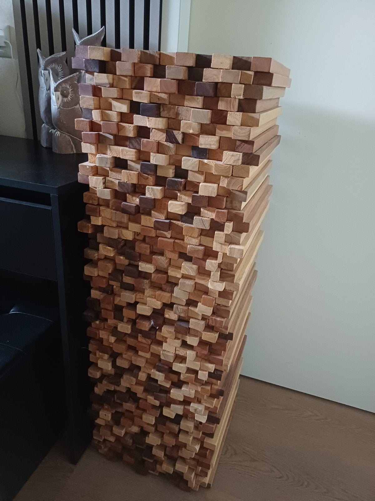 Grote houten pilaar, Huis en Inrichting, Ophalen