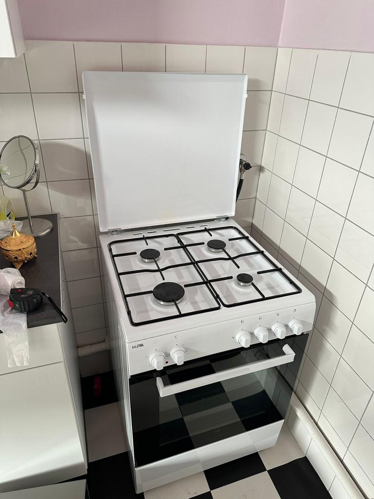 Etna Gasfornuis met Grote Oven - 60x85cm, Witgoed en Apparatuur, Fornuizen, Ophalen, 60 cm of meer, 4 kookzones, Zo goed als nieuw