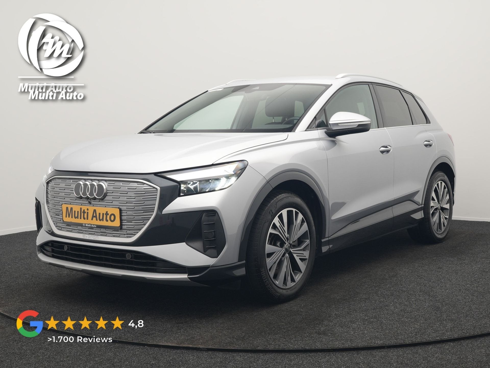 Audi Q4 e-tron 50 quattro Advanced edition 82 kWh 300pk Deal, Auto's, Audi, Automaat, Stof, Zwart, 82 kWh