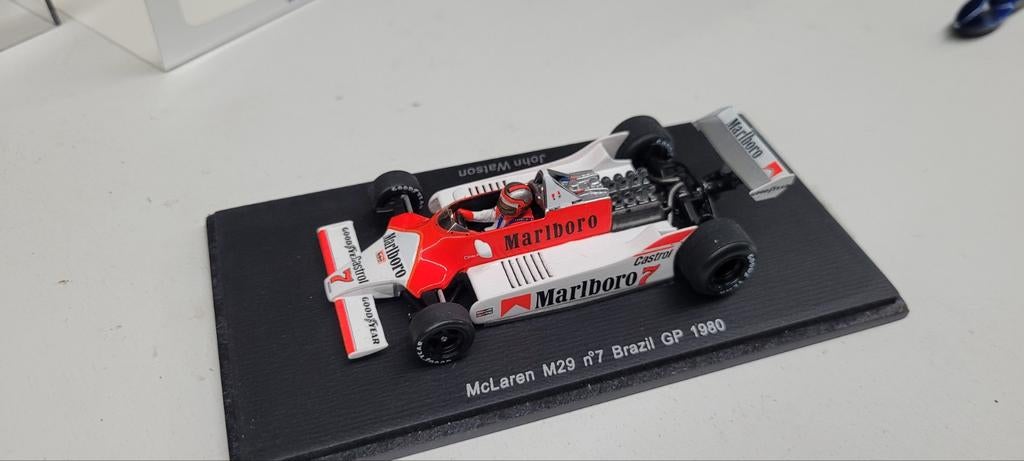 Spark McLaren M29 Brasil GP 1980 John Watson, Ophalen of Verzenden, Zo goed als nieuw, Auto, Overige merken