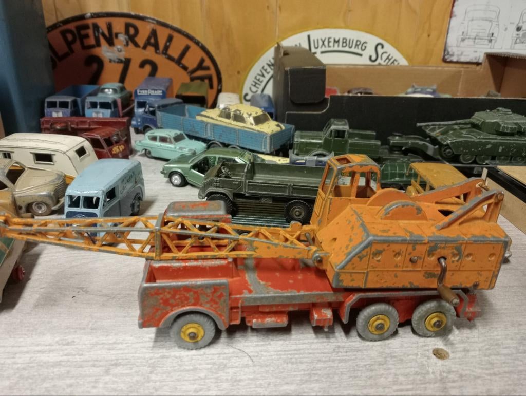 Dinky toys opknapper 20 ton mobiele kraan, Ophalen of Verzenden, Gebruikt
