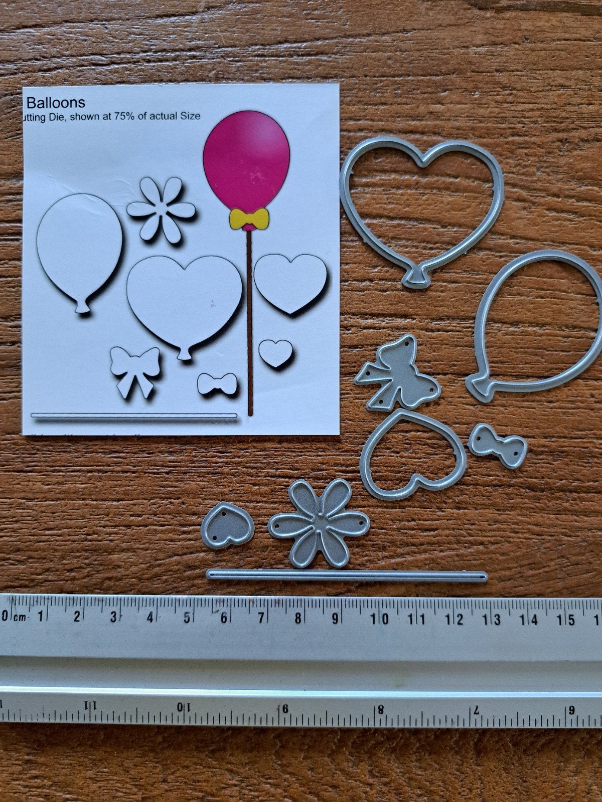 BALLONNEN ELIZABETH CRAFT DESIGNS ECD SNIJMAL STANS DIES, Hobby en Vrije tijd, Ophalen of Verzenden, Zo goed als nieuw, Overige thema's